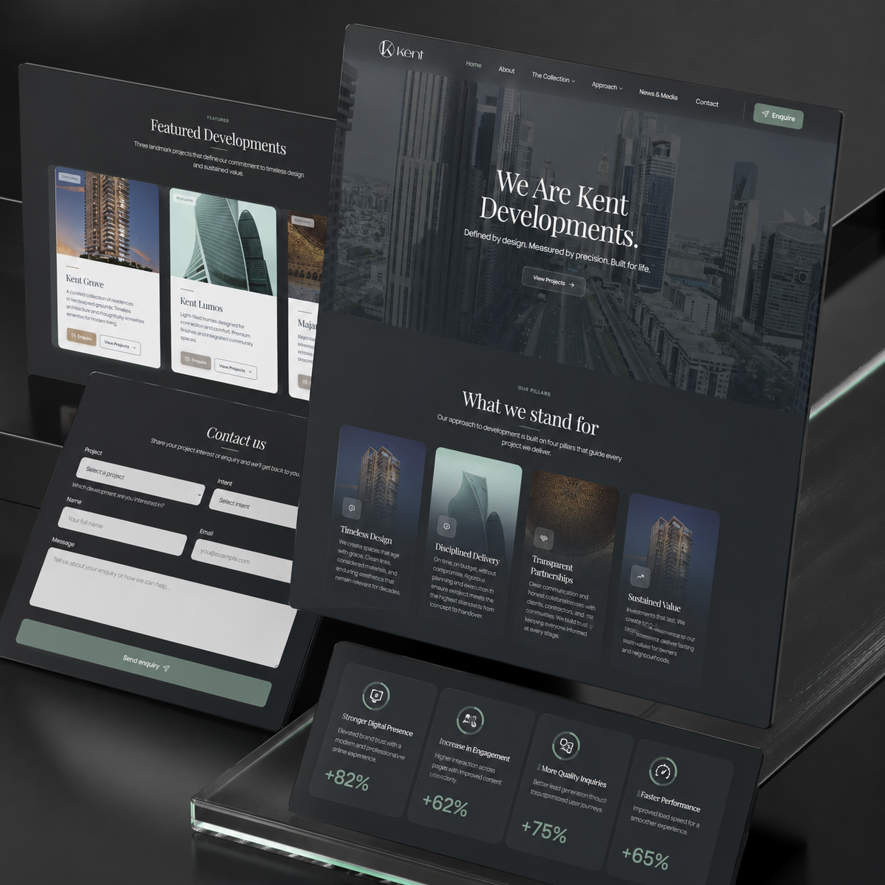 Kent Developments Website Redesign