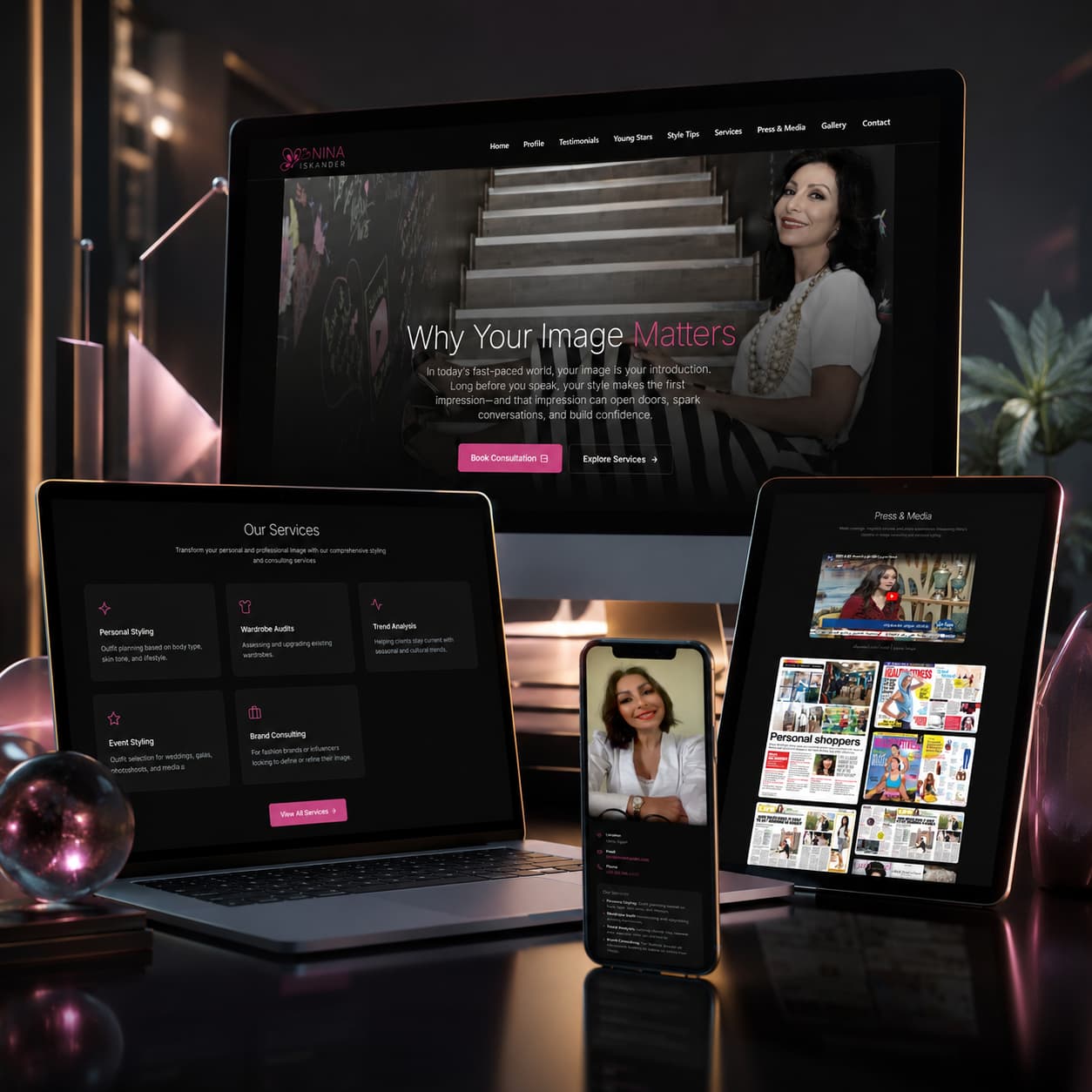 Personal Branding & Image Consulting Platform